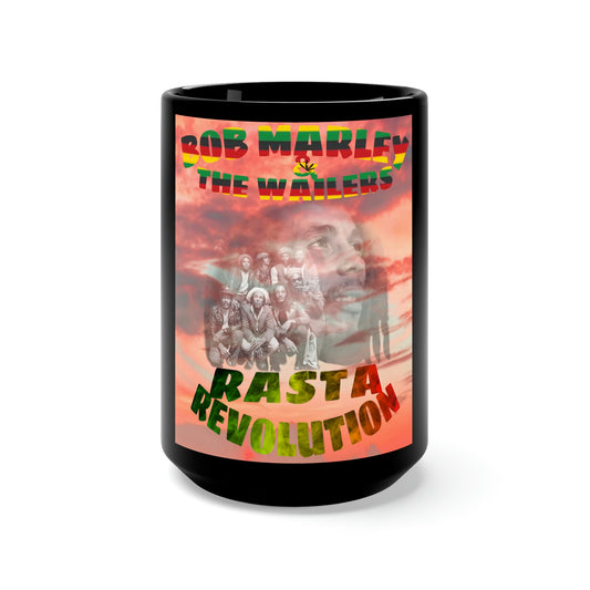 Bob Marley & The Wailers Rasta Revolution - Black Mug 15oz